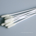 Lieferung White PP Stick Foam Tip Mundtupfer